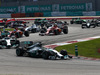 GP MALESIA, 30.03.2014 - Gara, Start of the race, Lewis Hamilton (GBR) Mercedes AMG F1 W05
