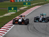 GP MALESIA, 30.03.2014 - Gara, Nico Hulkenberg (GER) Sahara Force India F1 VJM07 e Lewis Hamilton (GBR) Mercedes AMG F1 W05