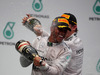 GP MALESIA, 30.03.2014 - Gara, Lewis Hamilton (GBR) Mercedes AMG F1 W05 vincitore e secondo Nico Rosberg (GER) Mercedes AMG F1 W05