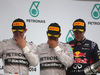 GP MALESIA, 30.03.2014 - Gara, secondo Nico Rosberg (GER) Mercedes AMG F1 W05, Lewis Hamilton (GBR) Mercedes AMG F1 W05 vincitore e terzo Sebastian Vettel (GER) Red Bull Racing RB10