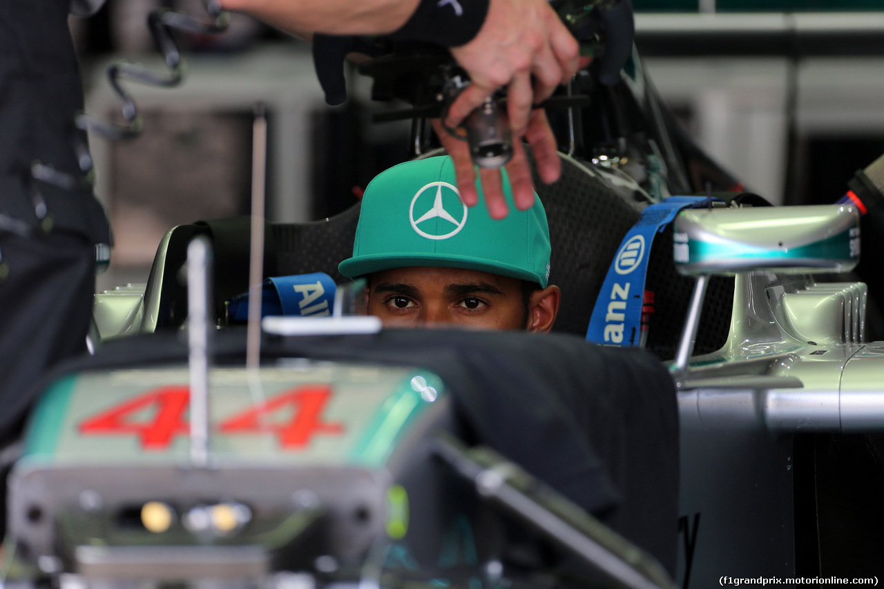 GP MALESIA, 27.03.2014- Lewis Hamilton (GBR) Mercedes AMG F1 W05