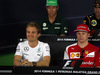 GP MALESIA, 27.03.2014- Conferenza Stampa, Nico Rosberg (GER) Mercedes AMG F1 W05 e Kimi Raikkonen (FIN) Ferrari F14-T