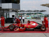 GP MALESIA, 27.03.2014-Mechanics Ferrari work on the car of Kimi Raikkonen (FIN) Ferrari F14-T