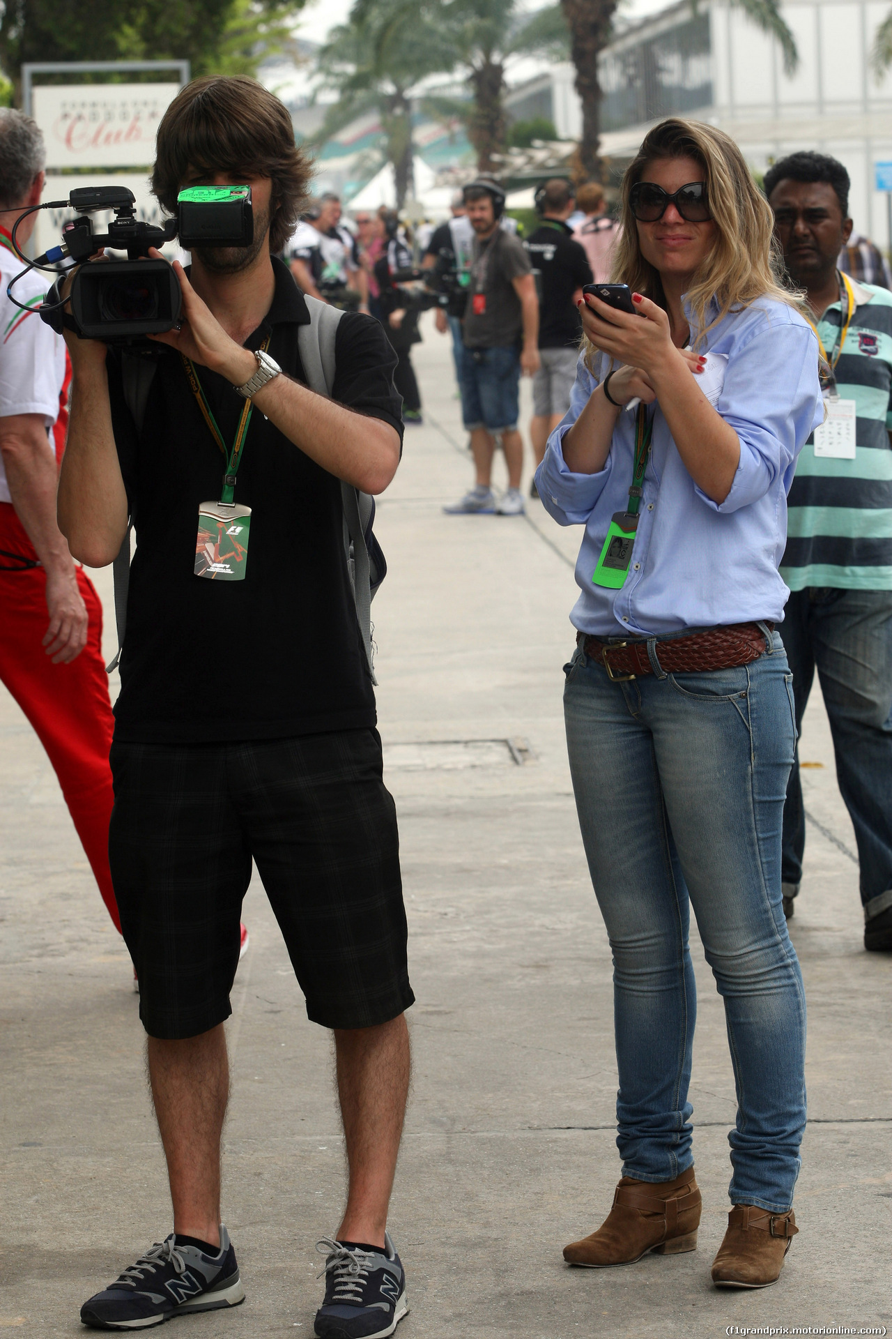 GP MALESIA, 29.03.2014- Prove Libere 3, Inmaculada Rodriguez (ESP), Reporter TV