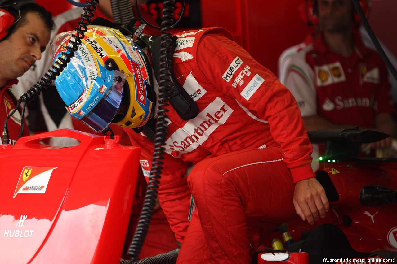 GP MALESIA, 29.03.2014- Prove Libere 3, Fernando Alonso (ESP) Ferrari F14-T