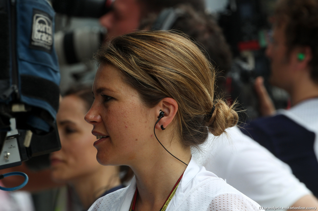 GP MALESIA, 29.03.2014- Prove Libere 3, Spanish Tv reporter