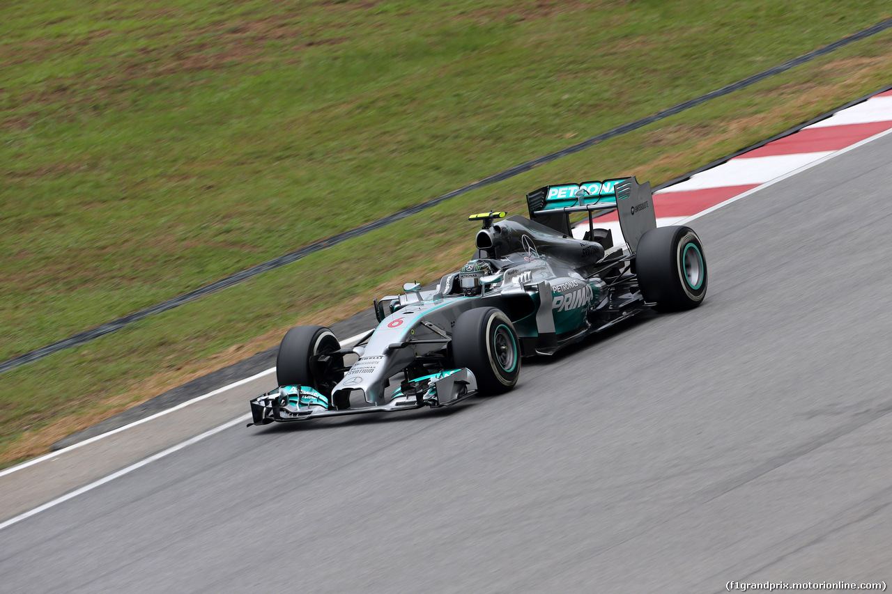 GP MALESIA, 29.03.2014- Prove Libere 3, Nico Rosberg (GER) Mercedes AMG F1 W05