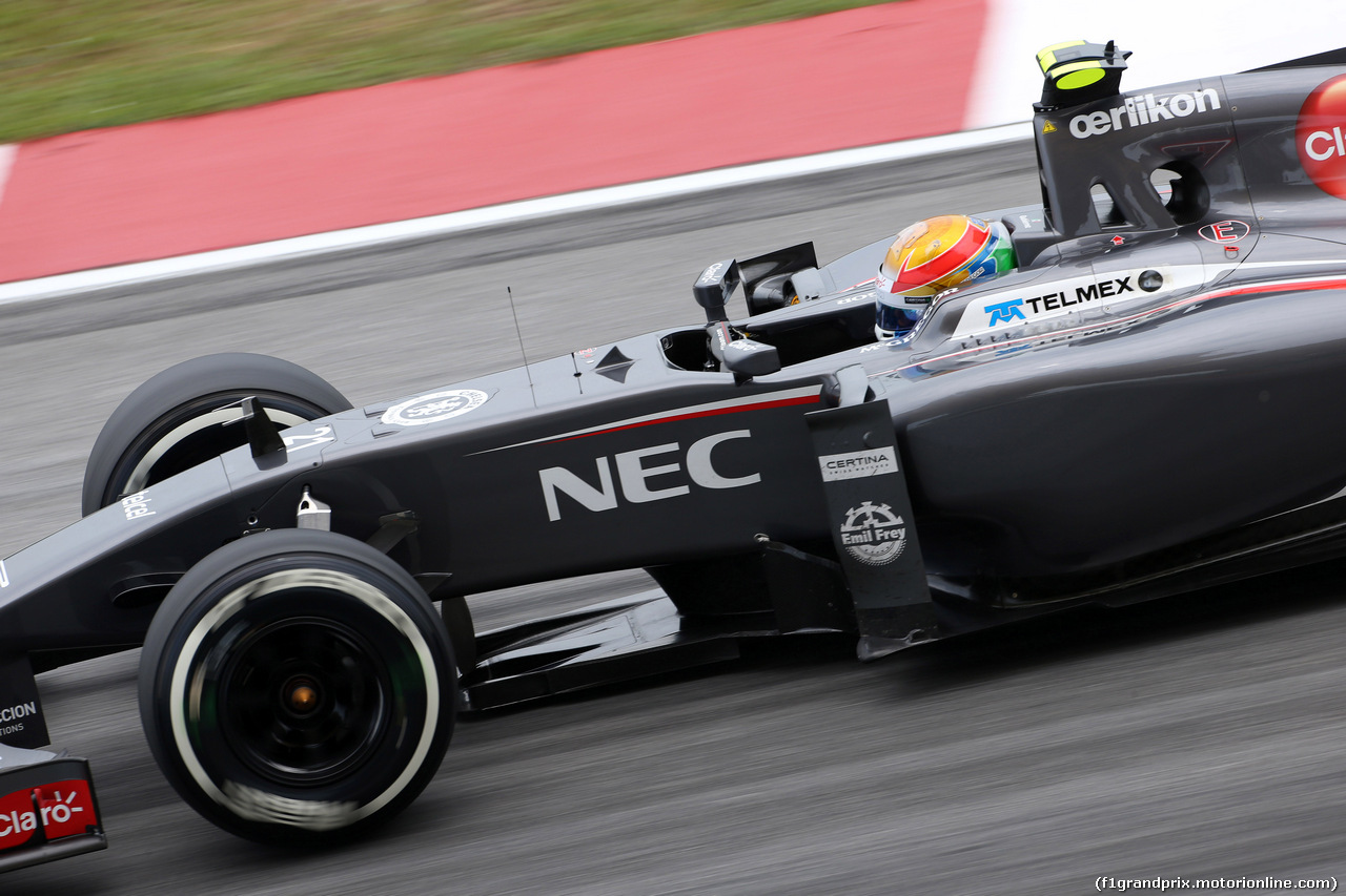 GP MALESIA, 29.03.2014- Prove Libere 3, Esteban Gutierrez (MEX), Sauber F1 Team C33