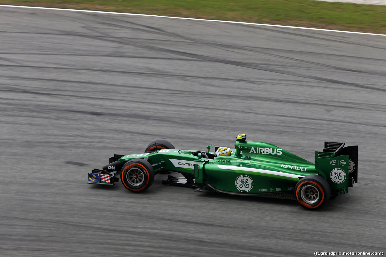 GP MALESIA, 29.03.2014- Prove Libere 3, Marcus Ericsson (SUE) Caterham F1 Team CT-04