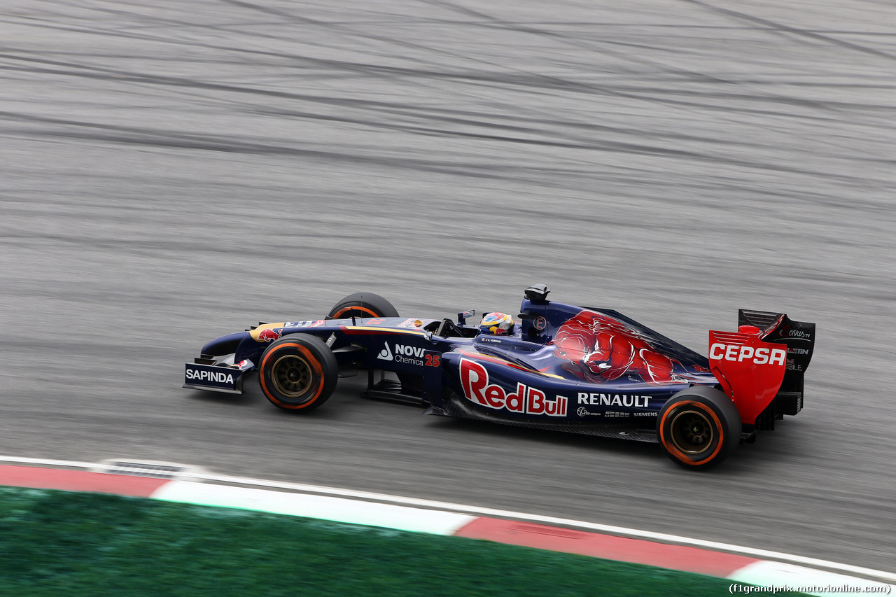 GP MALESIA, 29.03.2014- Prove Libere 3, Jean-Eric Vergne (FRA) Scuderia Toro Rosso STR9