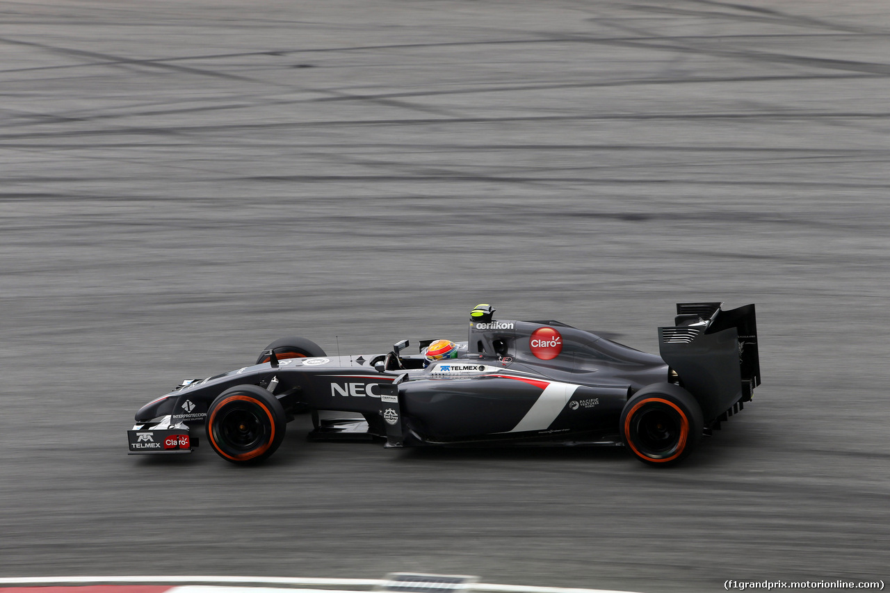 GP MALESIA, 29.03.2014- Prove Libere 3, Esteban Gutierrez (MEX), Sauber F1 Team C33