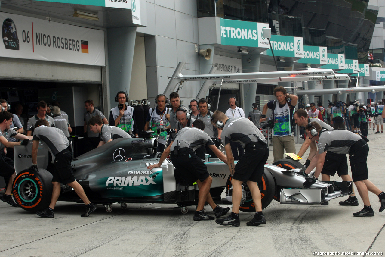 GP MALESIA, 29.03.2014- Prove Libere 3, Lewis Hamilton (GBR) Mercedes AMG F1 W05