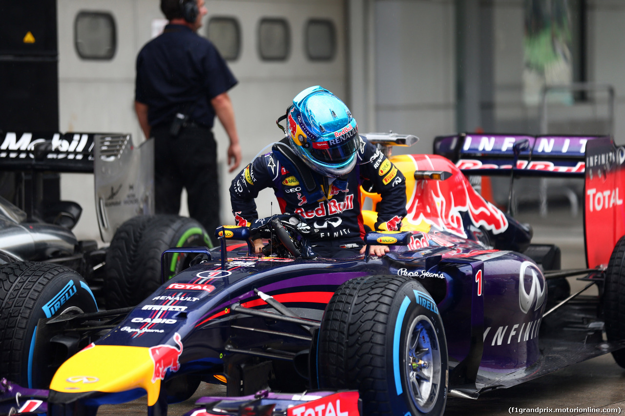 GP MALESIA, 29.03.2014- Qualifiche, secondo Sebastian Vettel (GER) Red Bull Racing RB10