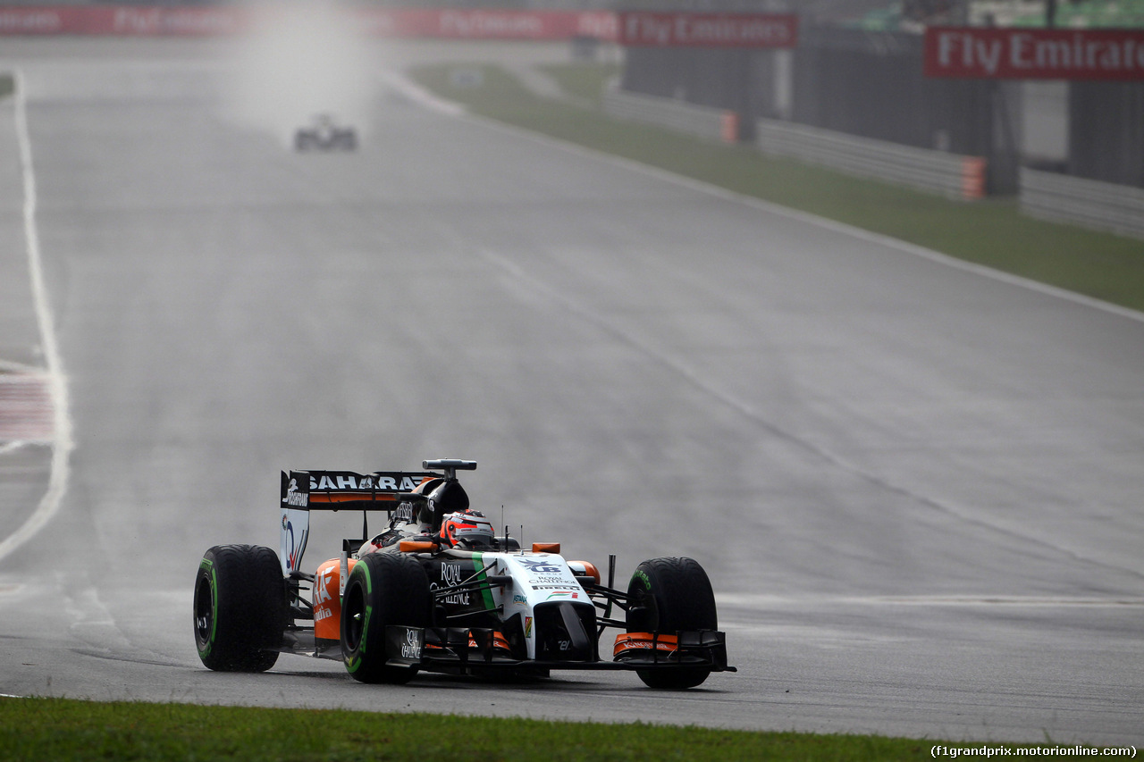 GP MALESIA, 29.03.2014- Qualifiche, Nico Hulkenberg (GER) Sahara Force India F1 VJM07