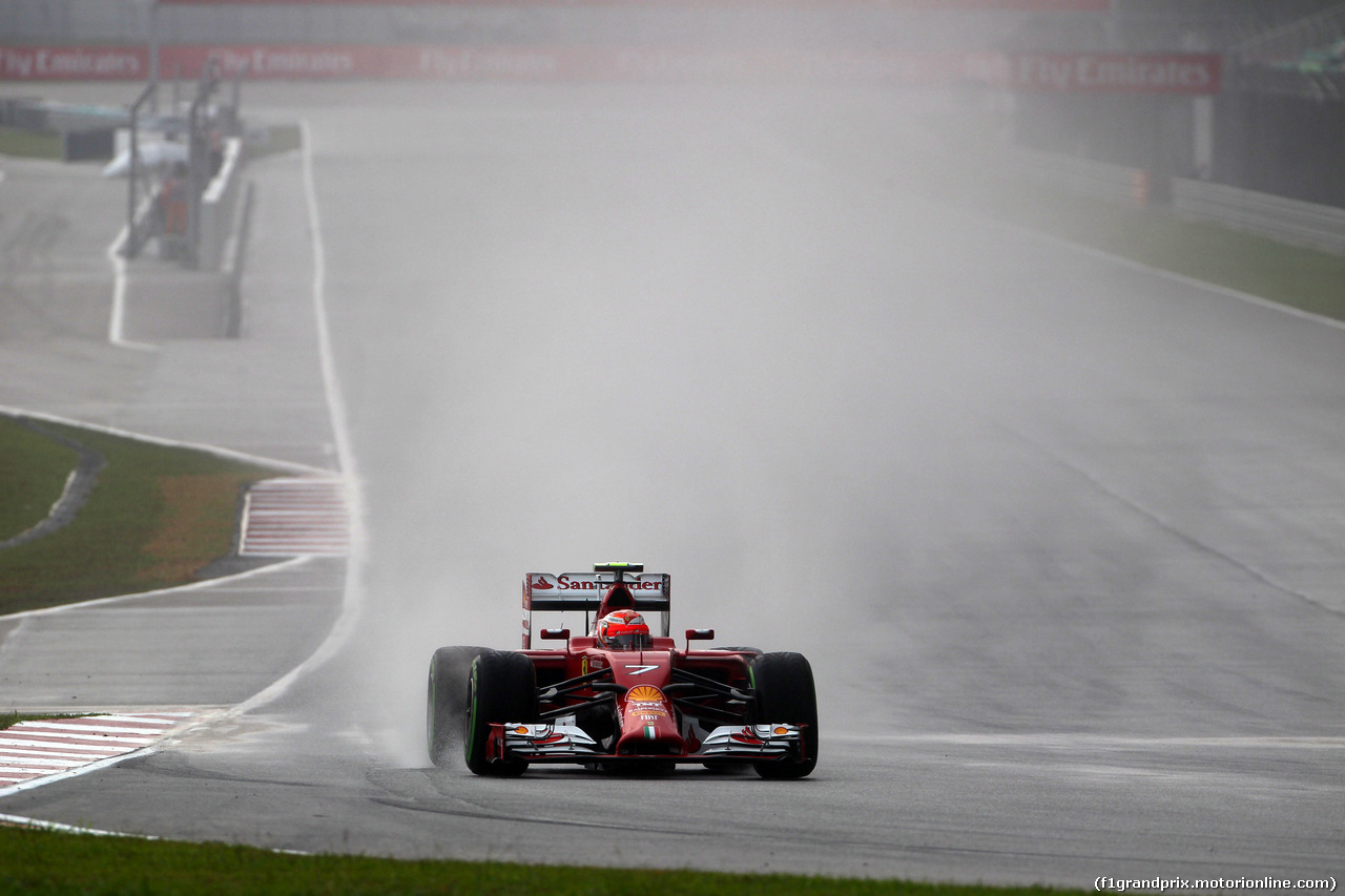 GP MALESIA, 29.03.2014- Qualifiche, Kimi Raikkonen (FIN) Ferrari F14-T