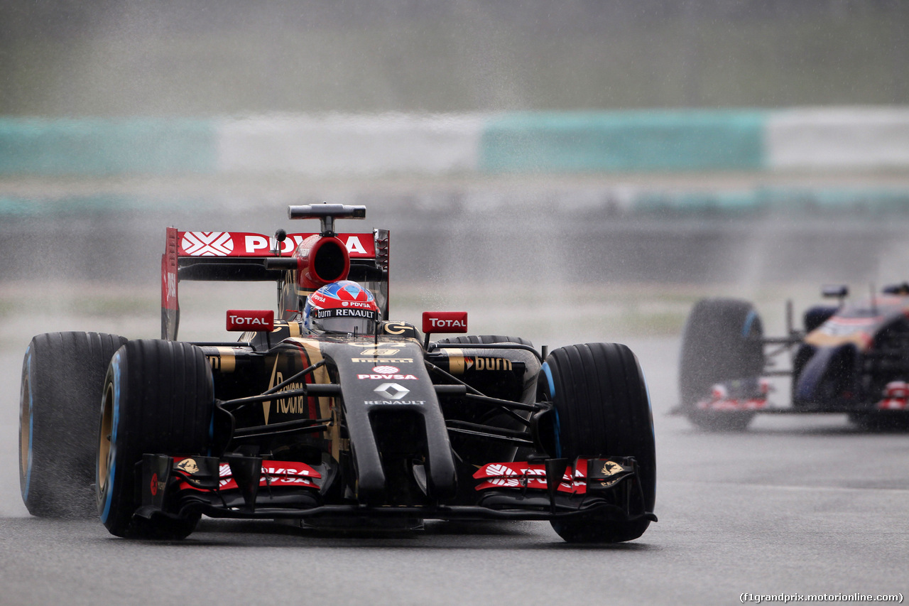 GP MALESIA, 29.03.2014- Qualifiche, Romain Grosjean (FRA) Lotus F1 Team E22