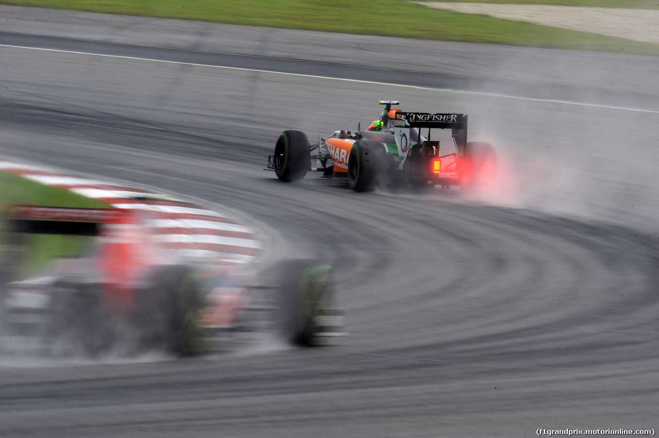 GP MALESIA, 29.03.2014- Qualifiche, Sergio Perez (MEX) Sahara Force India F1 VJM07
