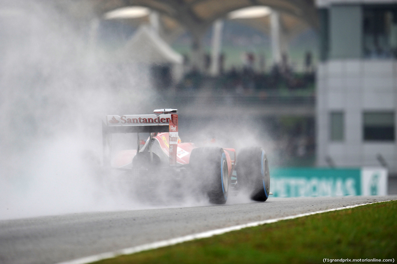 GP MALESIA, 29.03.2014- Qualifiche, Kimi Raikkonen (FIN) Ferrari F14-T