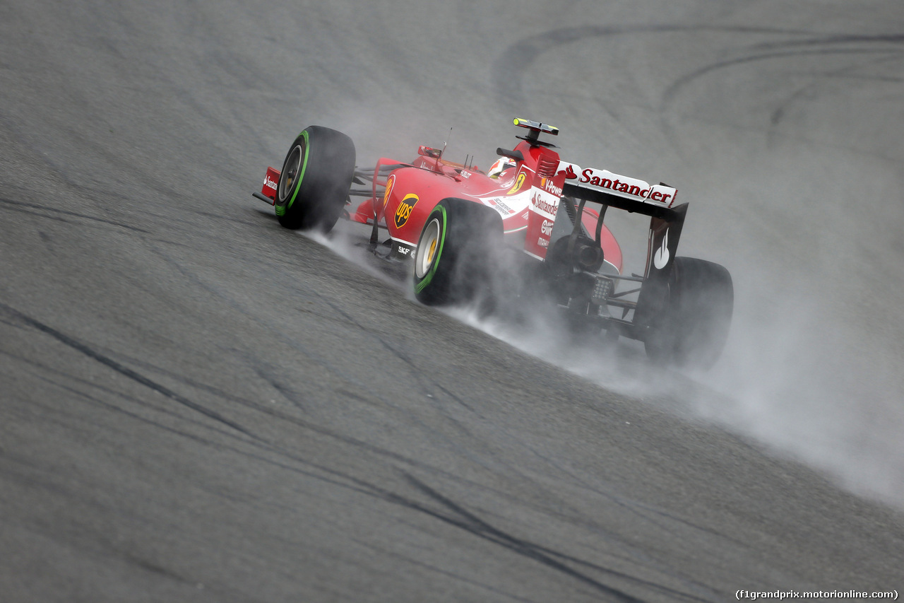 GP MALESIA, 29.03.2014- Qualifiche, Kimi Raikkonen (FIN) Ferrari F14-T