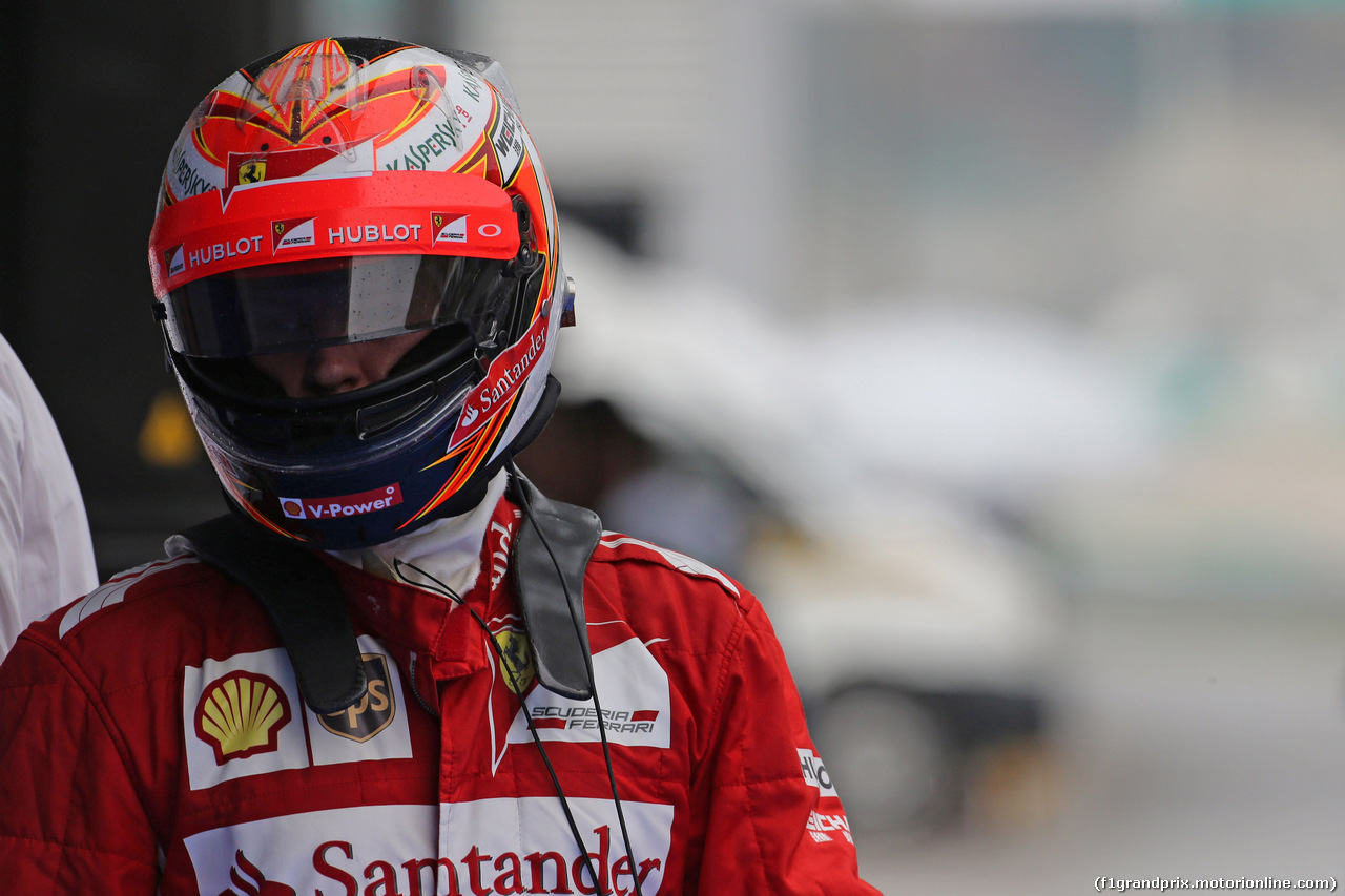 GP MALESIA, Kimi Raikkonen (FIN) Ferrari F14-T 29.03.2014- Qualifiche,