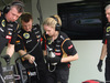 GP MALESIA, 29.03.2014- Free Practice 3, The meccanici Lotus work on the car.