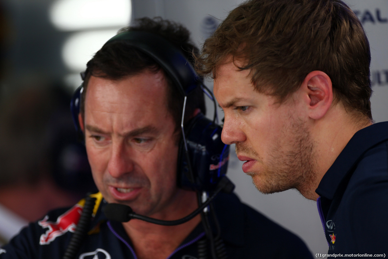 GP MALESIA, 28.03.2014- Prove Libere 1, Sebastian Vettel (GER) Red Bull Racing RB10