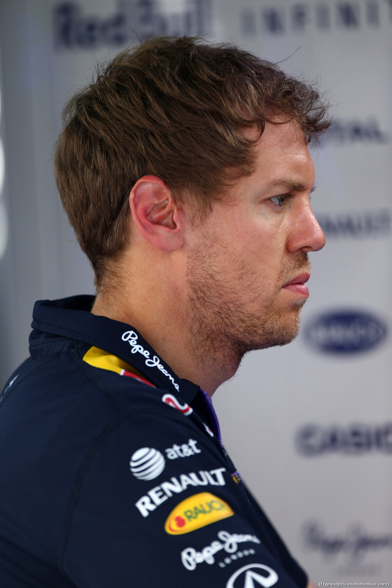 GP MALESIA, 28.03.2014- Prove Libere 1, Sebastian Vettel (GER) Red Bull Racing RB10