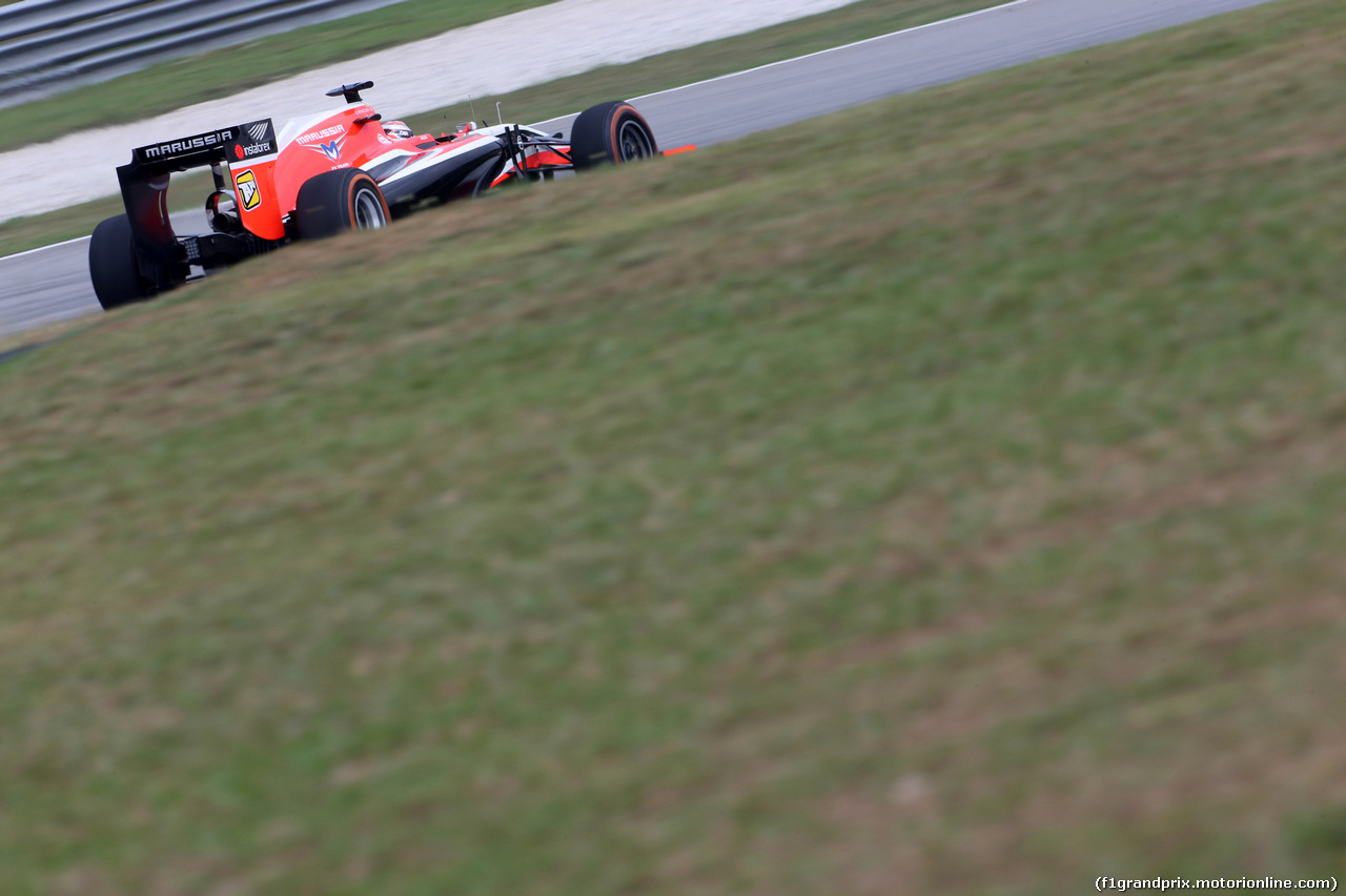 GP MALESIA, 28.03.2014- Prove Libere 1, Jules Bianchi (FRA) Marussia F1 Team MR03