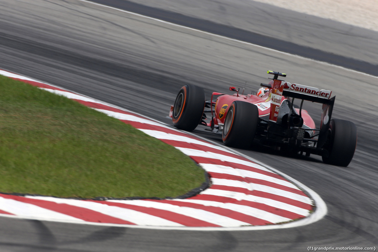 GP MALESIA, 28.03.2014- Prove Libere 2, Kimi Raikkonen (FIN) Ferrari F14-T