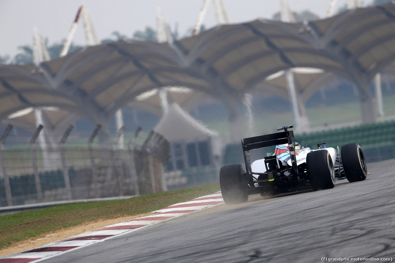 GP MALESIA, 28.03.2014- Prove Libere 2, Felipe Massa (BRA) Williams F1 Team FW36