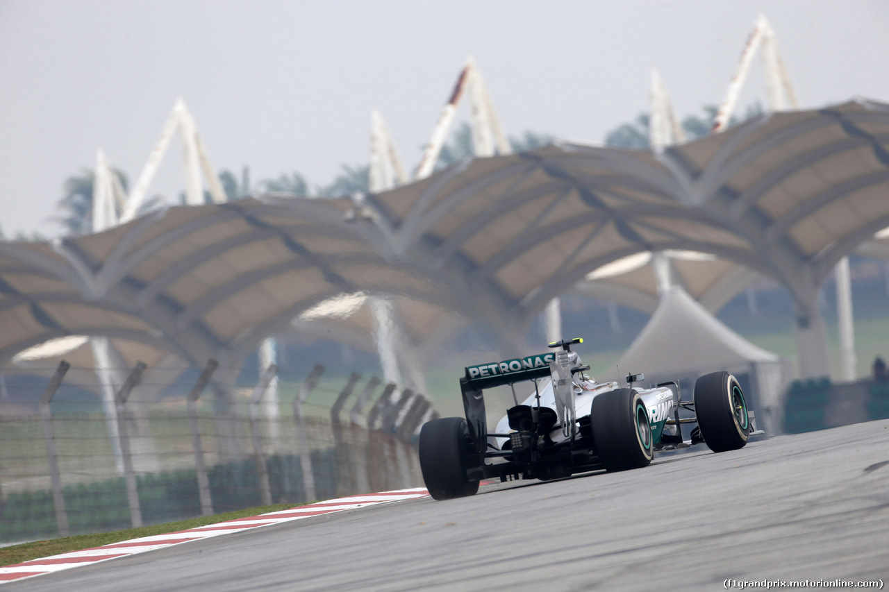 GP MALESIA, 28.03.2014- Prove Libere 2, Nico Rosberg (GER) Mercedes AMG F1 W05