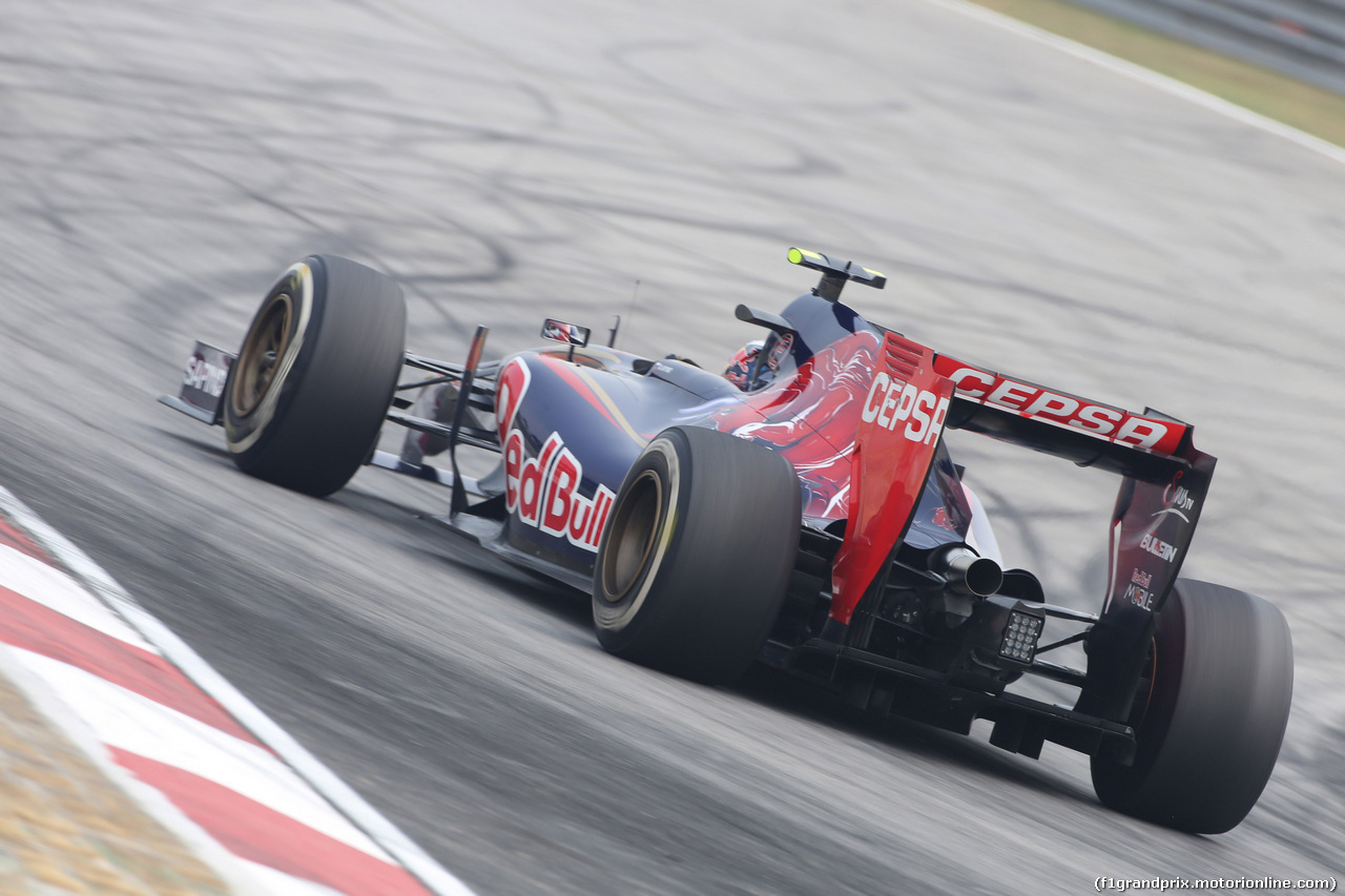GP MALESIA, 28.03.2014- Prove Libere 2, Daniil Kvyat (RUS) Scuderia Toro Rosso STR9
