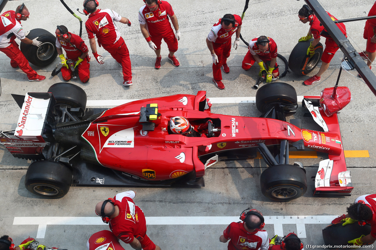 GP MALESIA, 28.03.2014- Prove Libere 2, Kimi Raikkonen (FIN) Ferrari F14-T
