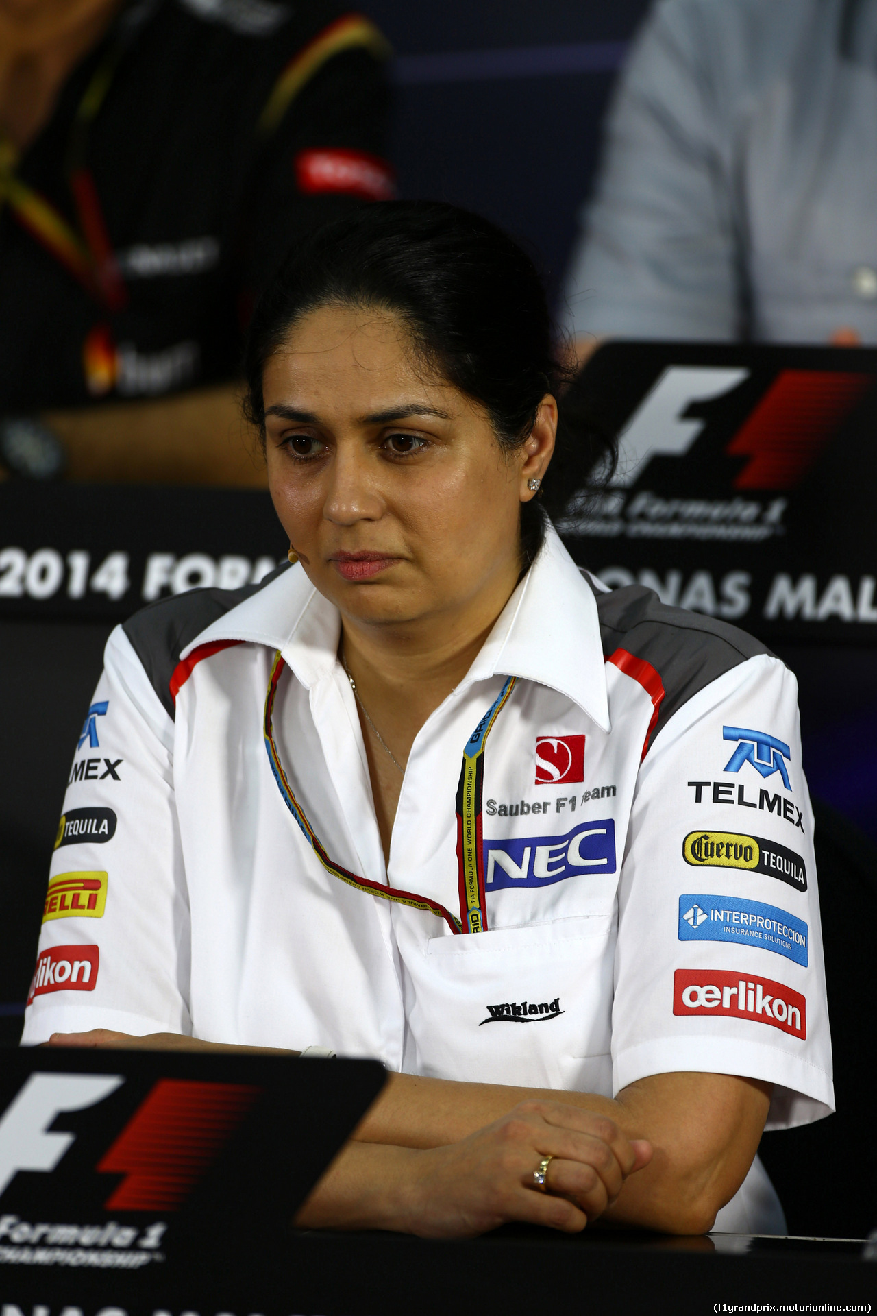 GP MALESIA, 28.03.2014- Conferenza Stampa, Monisha Kaltenborn (AUT), CEO e Team Principal, Sauber F1 Team