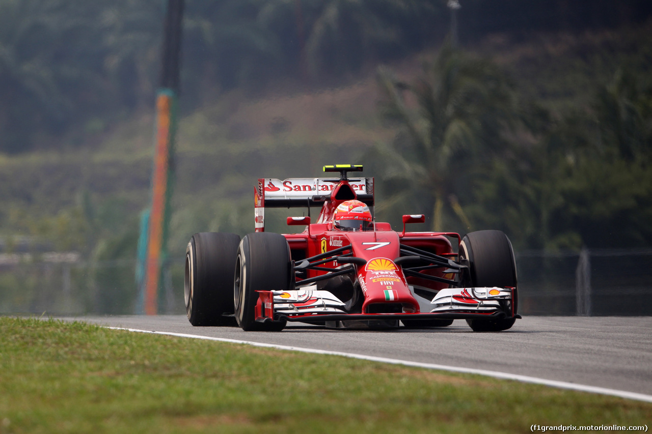 GP MALESIA, 28.03.2014- Prove Libere 2, Kimi Raikkonen (FIN) Ferrari F14-T