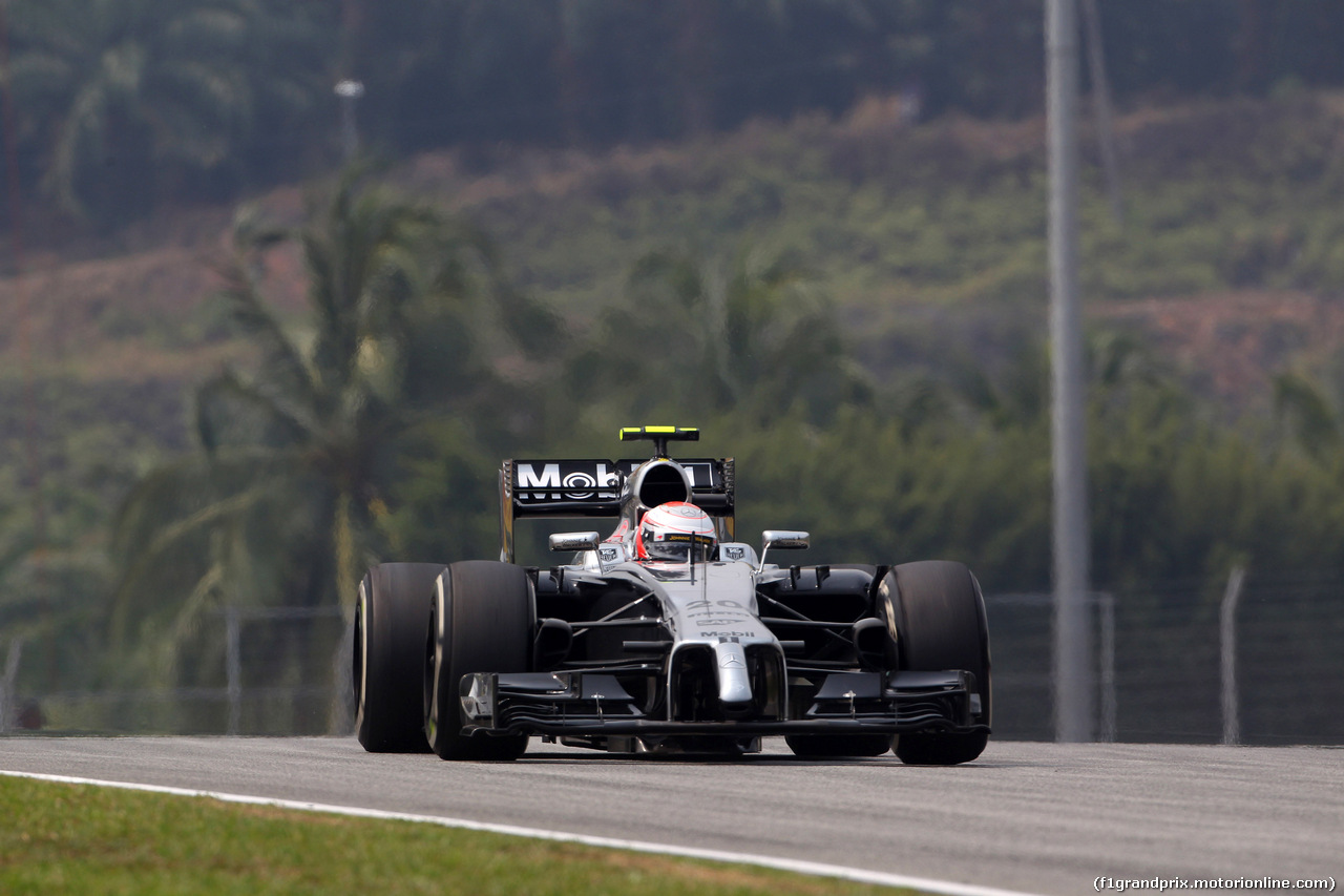 GP MALESIA, 28.03.2014- Prove Libere 2, Kevin Magnussen (DEN) McLaren Mercedes MP4-29