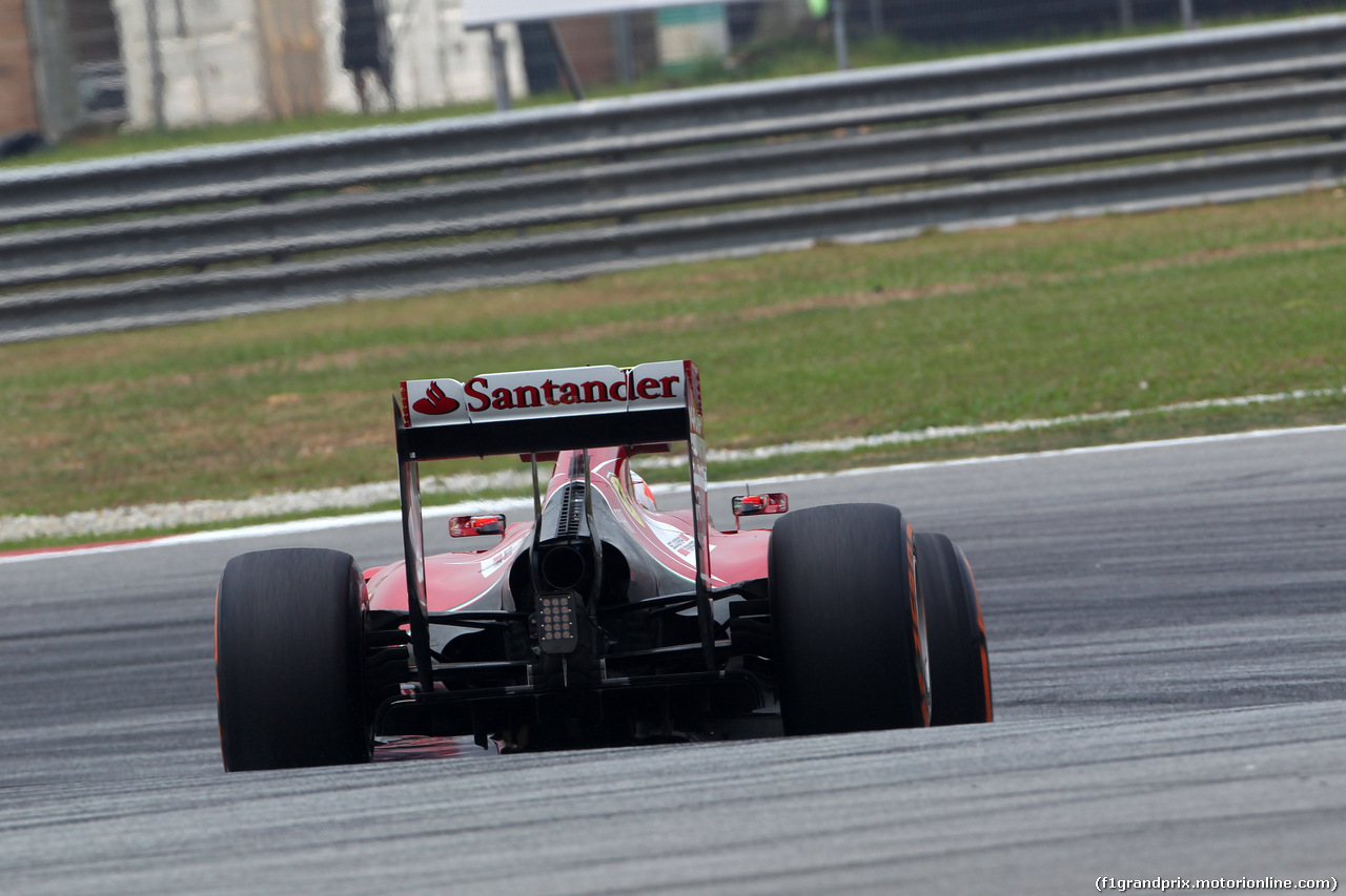 GP MALESIA, 28.03.2014- Prove Libere 2,Kimi Raikkonen (FIN) Ferrari F14-T
