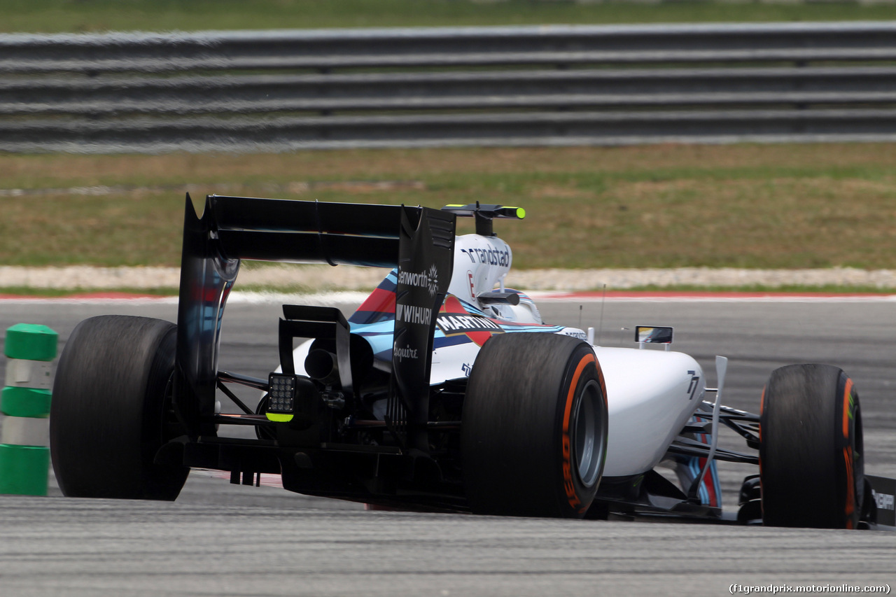 GP MALESIA, 28.03.2014- Prove Libere 2, Valtteri Bottas (FIN) Williams F1 Team FW36