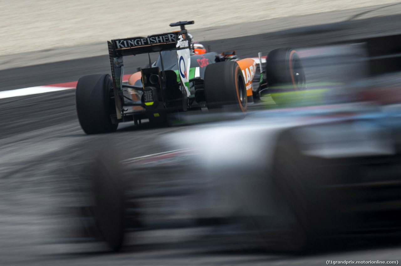 GP MALESIA, 28.03.2014- Prove Libere 2, Nico Hulkenberg (GER) Sahara Force India F1 VJM07