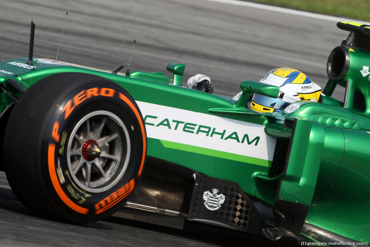 GP MALESIA, 28.03.2014- Prove Libere 1, Marcus Ericsson (SUE) Caterham F1 Team CT-04