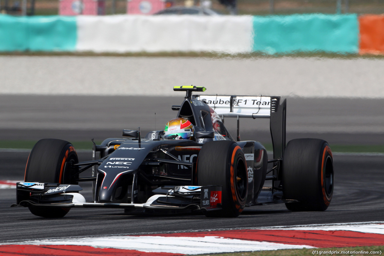GP MALESIA, 28.03.2014- Prove Libere 1, Esteban Gutierrez (MEX), Sauber F1 Team C33