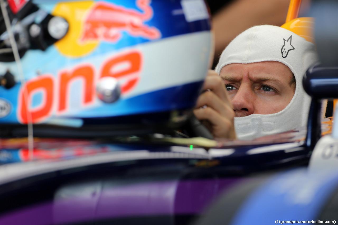 GP MALESIA, 28.03.2014- Prove Libere 1, Sebastian Vettel (GER) Red Bull Racing RB10