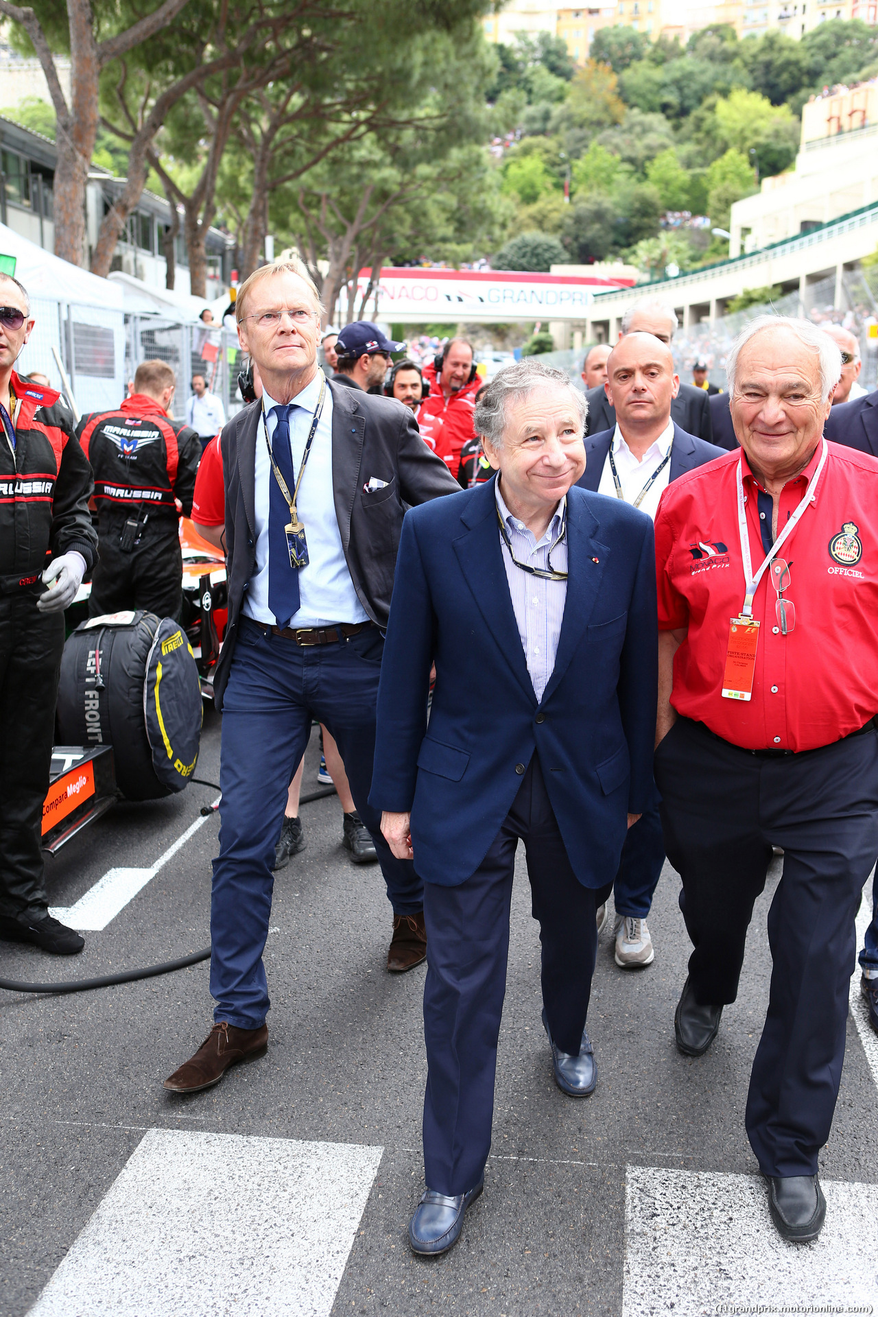 GP MONACO, 25.05.2014- Ari Vatanen (FIN) e Jean Todt (FRA), President FIA