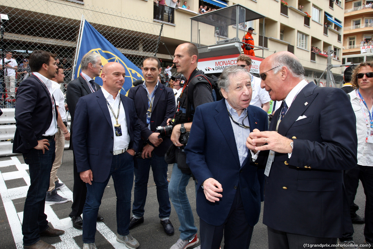 GP MONACO, 25.05.2014- Gara, Jean Todt (FRA), President FIA e Dr. Angelo Sticchi Damiani (ITA) Aci Csai President