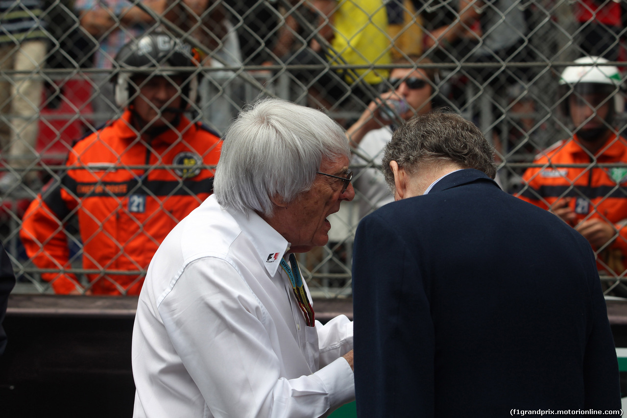 GP MONACO, 25.05.2014- Gara, Bernie Ecclestone (GBR), President e CEO of FOM e Jean Todt (FRA), President FIA
