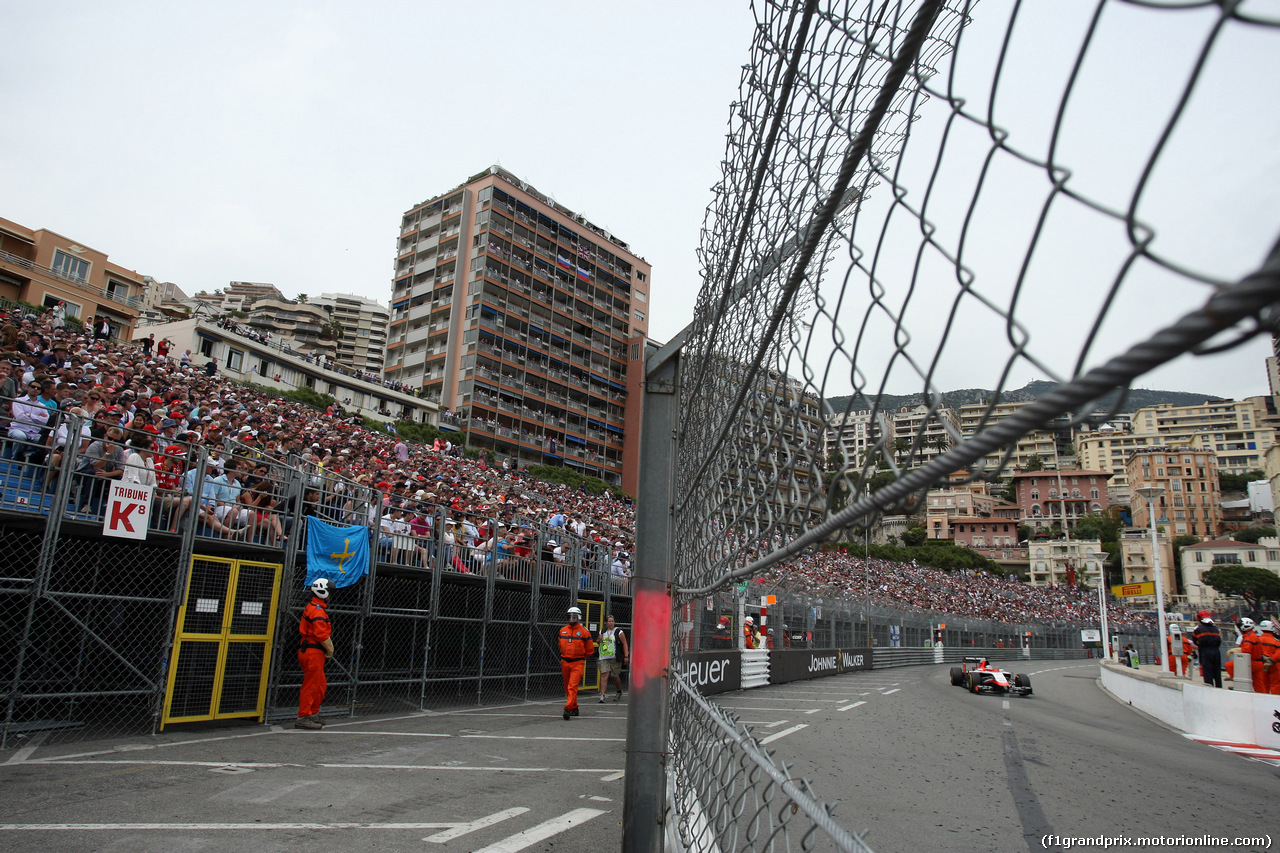GP MONACO, 25.05.2014- Gara, Jules Bianchi (FRA) Marussia F1 Team MR03