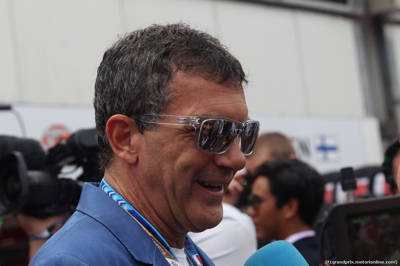 GP MONACO, 25.05.2014- Gara, Antonio Banderas (ESP) Actor