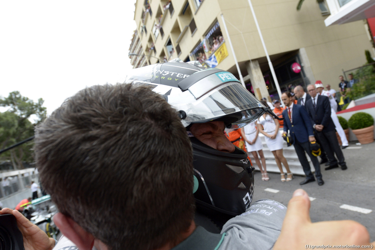 GP MONACO, 25.05.2014- Gara, Nico Rosberg (GER) Mercedes AMG F1 W05 vincitore
