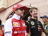 GP MONACO, 25.05.2014- Fernando Alonso (ESP) Ferrari F14-T e Romain Grosjean (FRA) Lotus F1 Team E22