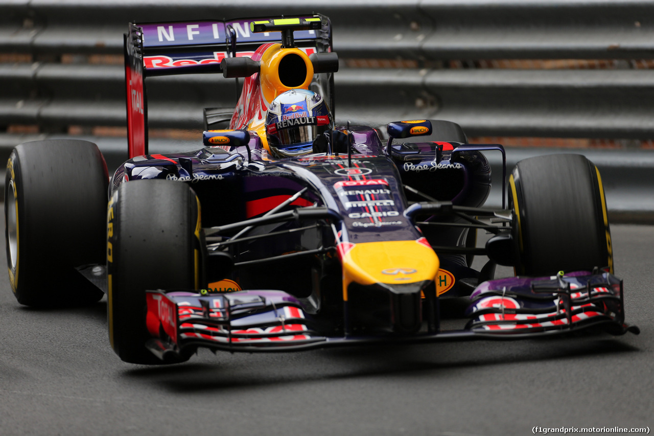 GP MONACO, 22.05.2014- Prove Libere 1,Daniel Ricciardo (AUS) Red Bull Racing RB10